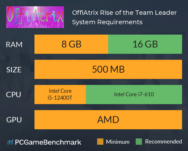 OffiAtrix: Rise of the Team Leader System Requirements PC Graph - Can I Run OffiAtrix: Rise of the Team Leader