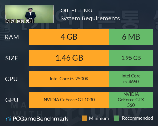 OIL FILLING System Requirements PC Graph - Can I Run OIL FILLING