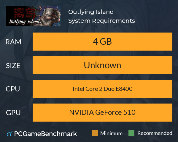 Outlying Island System Requirements PC Graph - Can I Run Outlying Island