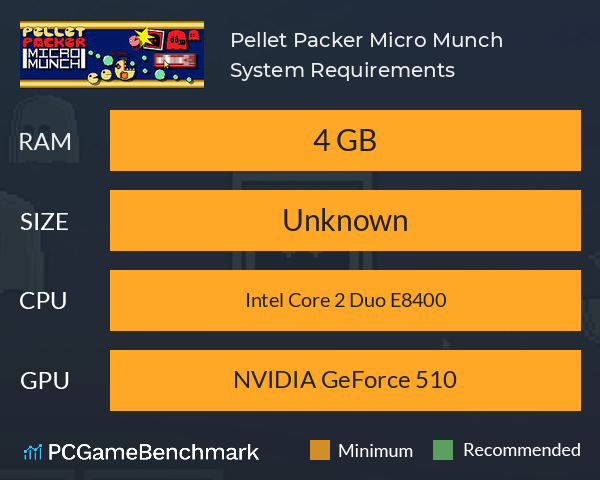 Pellet Packer: Micro Munch System Requirements PC Graph - Can I Run Pellet Packer: Micro Munch