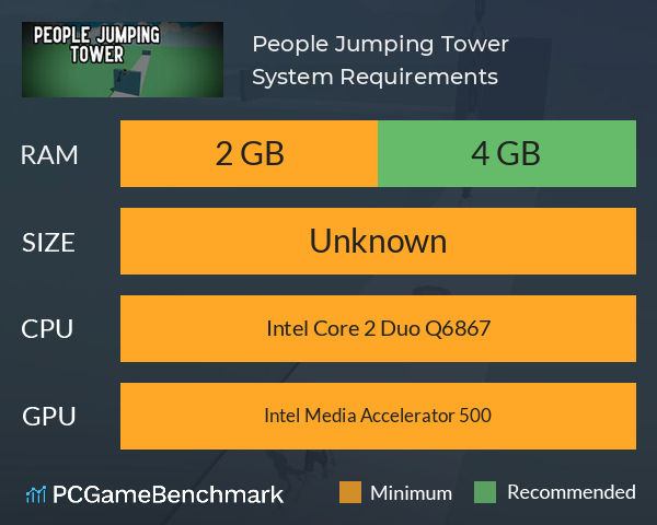 People Jumping Tower System Requirements PC Graph - Can I Run People Jumping Tower