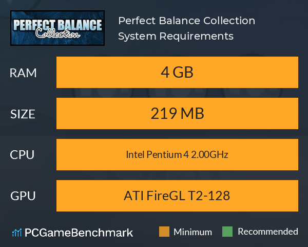 Perfect Balance Collection System Requirements PC Graph - Can I Run Perfect Balance Collection