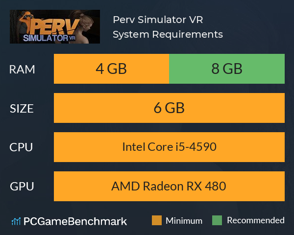 Perv Simulator VR System Requirements PC Graph - Can I Run Perv Simulator VR