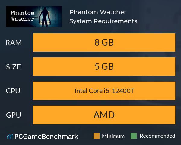 Phantom Watcher System Requirements PC Graph - Can I Run Phantom Watcher