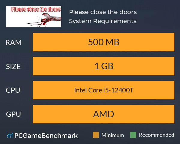 Please close the doors System Requirements PC Graph - Can I Run Please close the doors