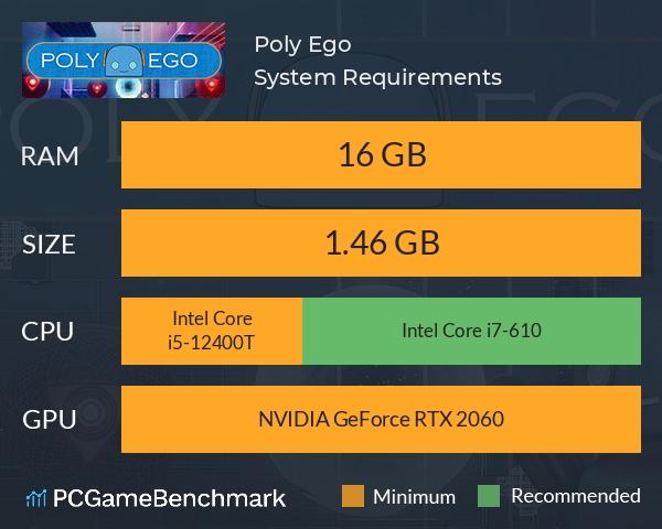 Poly Ego System Requirements PC Graph - Can I Run Poly Ego