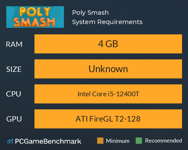 Poly Smash System Requirements PC Graph - Can I Run Poly Smash