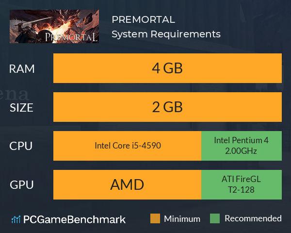 PREMORTAL System Requirements PC Graph - Can I Run PREMORTAL