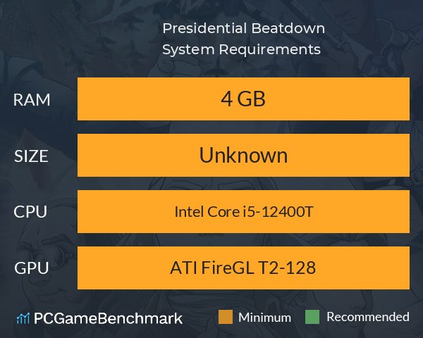 Presidential Beatdown System Requirements PC Graph - Can I Run Presidential Beatdown