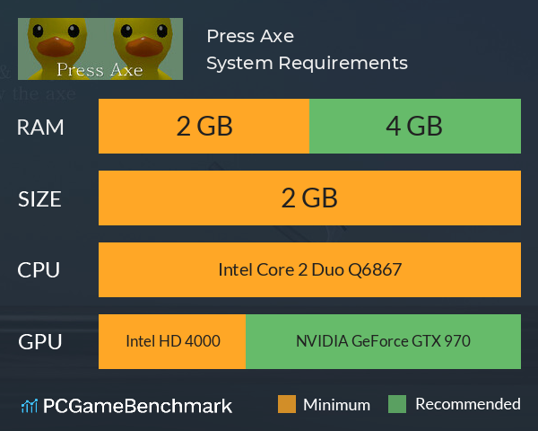 Press Axe System Requirements PC Graph - Can I Run Press Axe