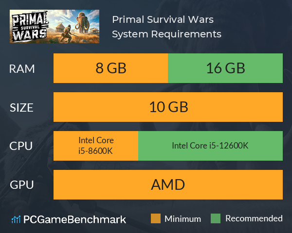 Primal Survival Wars System Requirements PC Graph - Can I Run Primal Survival Wars