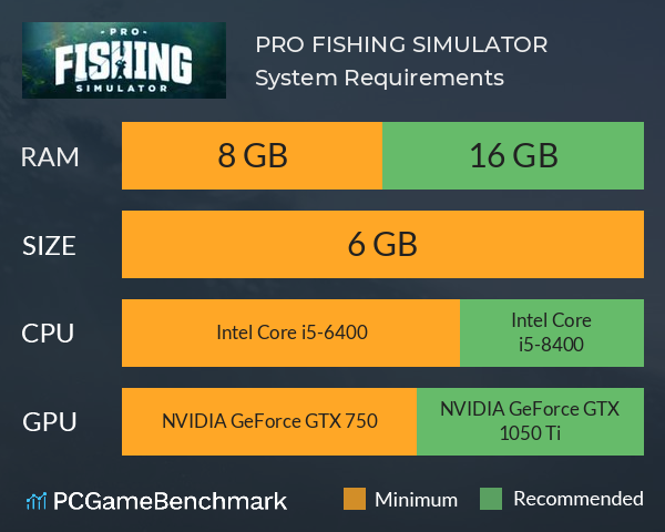PRO FISHING SIMULATOR System Requirements - Can I Run It