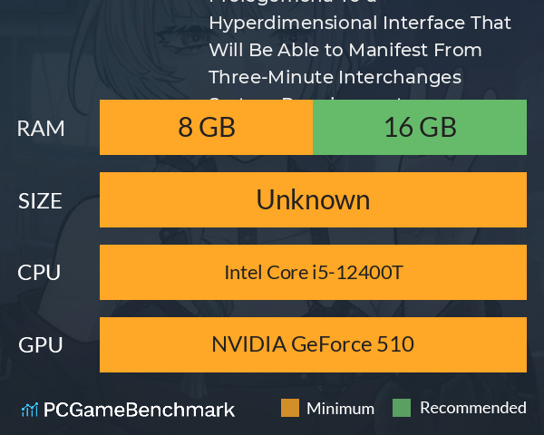 Prolegomena To a Hyperdimensional Interface That Will Be Able to Manifest From Three-Minute Interchanges System Requirements PC Graph - Can I Run Prolegomena To a Hyperdimensional Interface That Will Be Able to Manifest From Three-Minute Interchanges