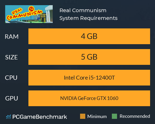 Real Communism System Requirements PC Graph - Can I Run Real Communism