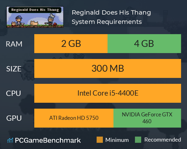 Reginald Does His Thang System Requirements PC Graph - Can I Run Reginald Does His Thang