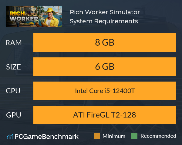 Rich Worker Simulator System Requirements PC Graph - Can I Run Rich Worker Simulator