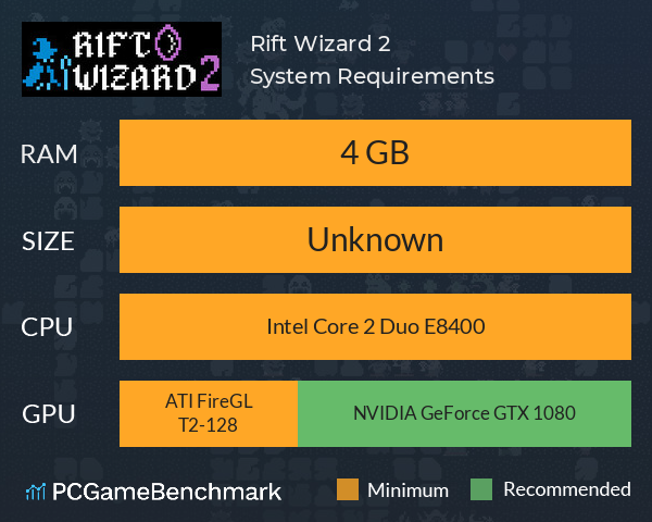 Rift Wizard 2 System Requirements PC Graph - Can I Run Rift Wizard 2