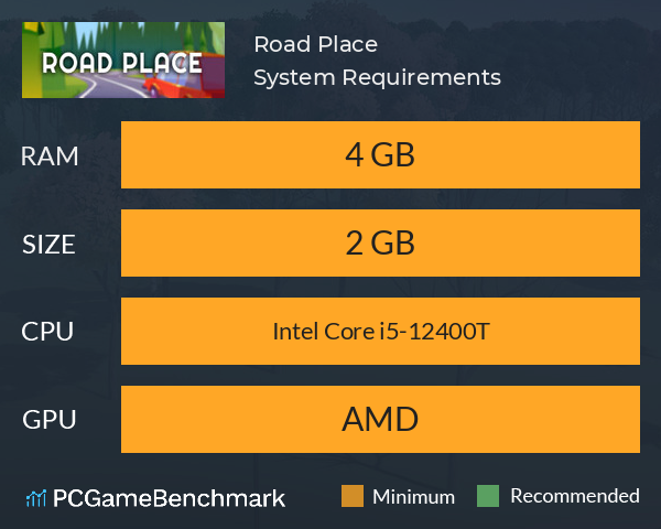 Road Place System Requirements PC Graph - Can I Run Road Place