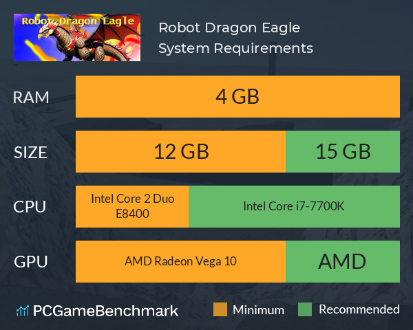 Robot Dragon Eagle System Requirements PC Graph - Can I Run Robot Dragon Eagle