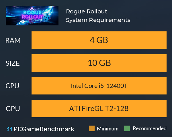 Rogue Rollout System Requirements PC Graph - Can I Run Rogue Rollout