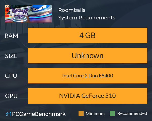 Roomballs System Requirements PC Graph - Can I Run Roomballs