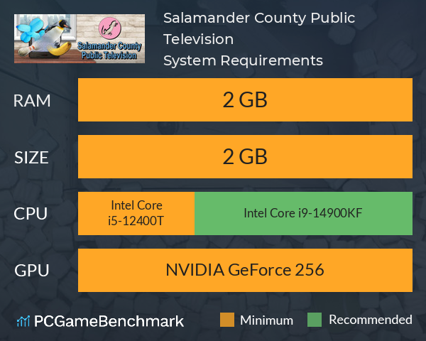 Salamander County Public Television System Requirements PC Graph - Can I Run Salamander County Public Television