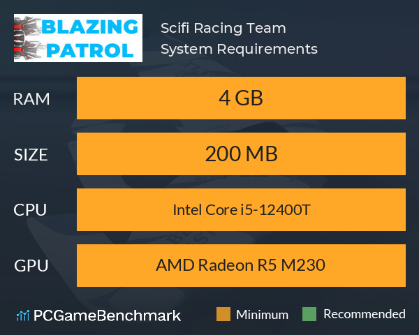 Scifi Racing Team System Requirements PC Graph - Can I Run Scifi Racing Team