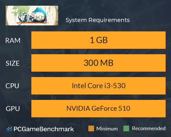 少年江山 System Requirements PC Graph - Can I Run 少年江山