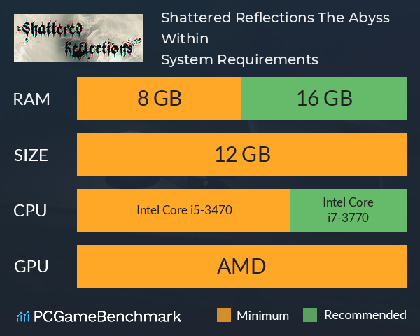 Shattered Reflections: The Abyss Within System Requirements PC Graph - Can I Run Shattered Reflections: The Abyss Within