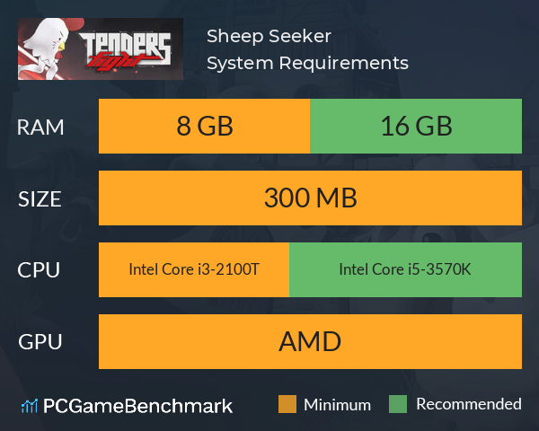 Sheep Seeker System Requirements PC Graph - Can I Run Sheep Seeker