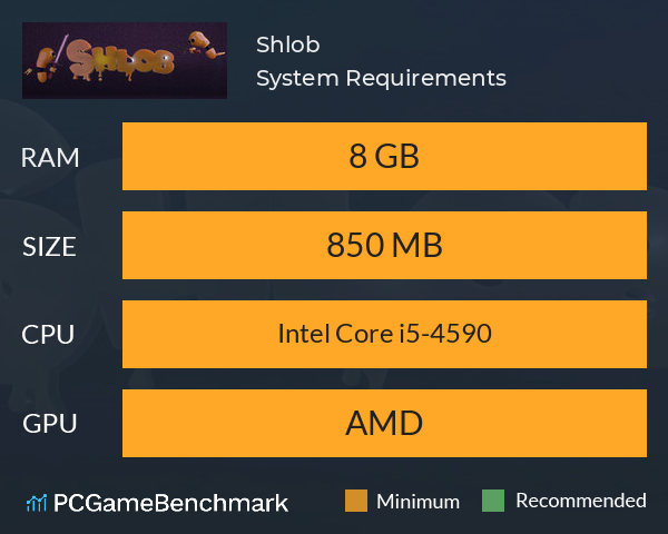 Shlob System Requirements PC Graph - Can I Run Shlob