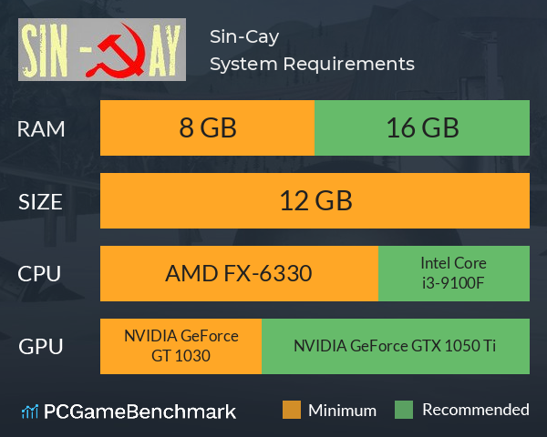 Sin-Cay System Requirements PC Graph - Can I Run Sin-Cay