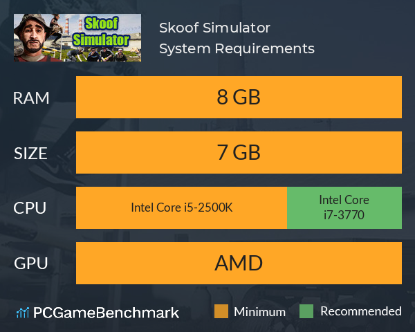 Skoof Simulator System Requirements PC Graph - Can I Run Skoof Simulator