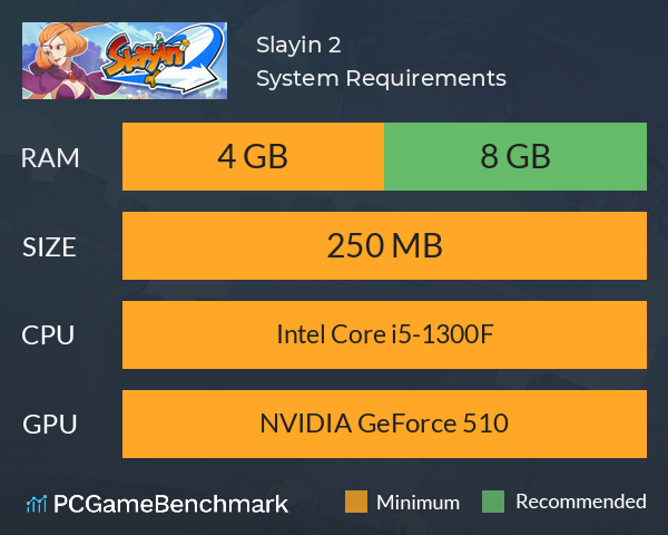 Slayin 2 System Requirements PC Graph - Can I Run Slayin 2