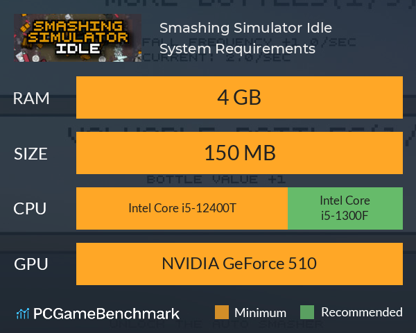 Smashing Simulator Idle System Requirements PC Graph - Can I Run Smashing Simulator Idle