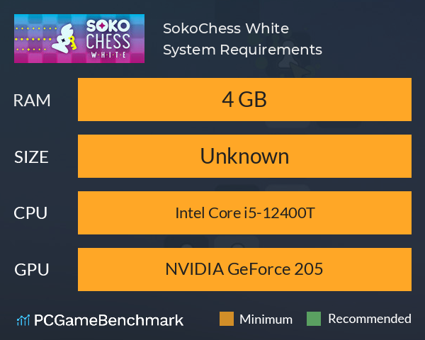 SokoChess White System Requirements PC Graph - Can I Run SokoChess White