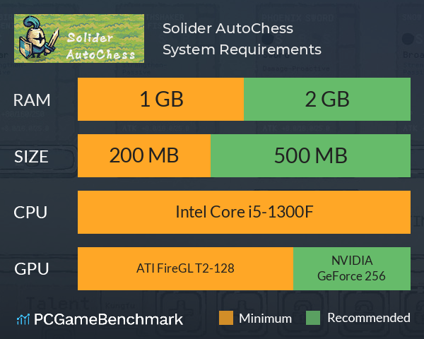 Solider AutoChess System Requirements PC Graph - Can I Run Solider AutoChess