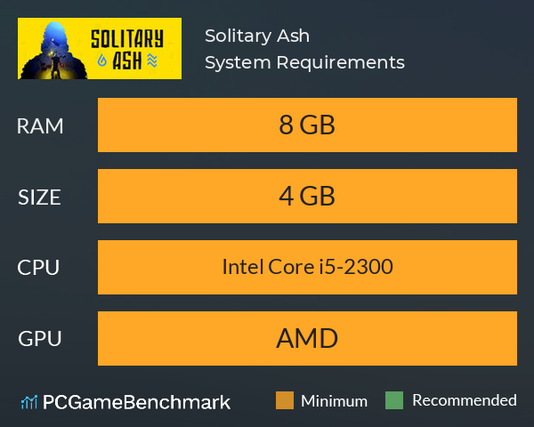 Solitary Ash System Requirements PC Graph - Can I Run Solitary Ash