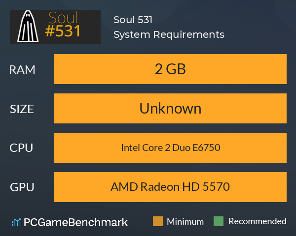 Soul #531 System Requirements PC Graph - Can I Run Soul #531