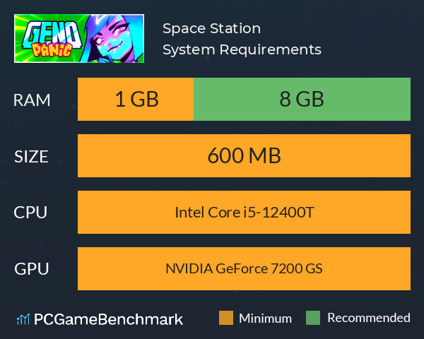 Space Station System Requirements PC Graph - Can I Run Space Station