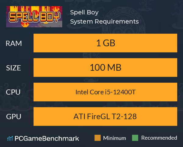 Spell Boy System Requirements PC Graph - Can I Run Spell Boy