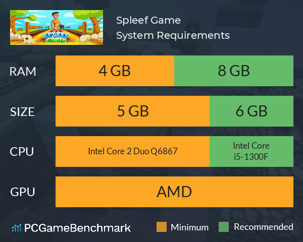 Spleef Game System Requirements PC Graph - Can I Run Spleef Game