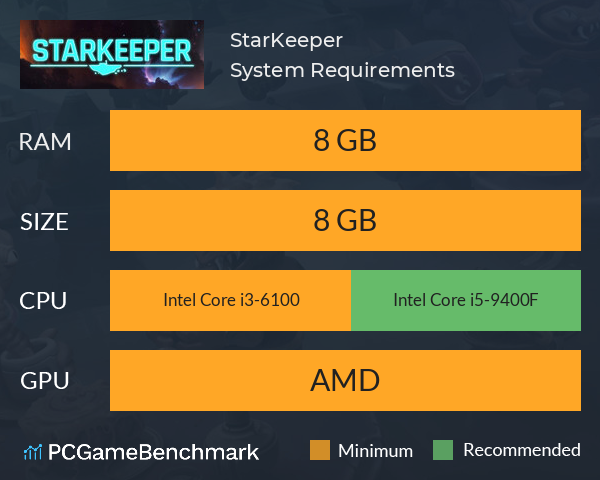 StarKeeper System Requirements PC Graph - Can I Run StarKeeper