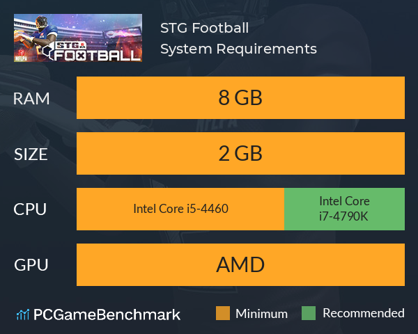 STG Football System Requirements PC Graph - Can I Run STG Football