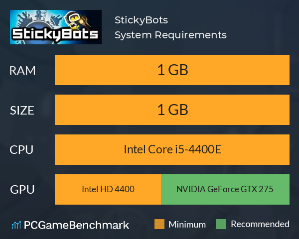 StickyBots System Requirements PC Graph - Can I Run StickyBots