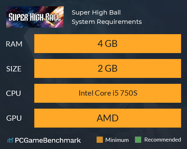 Super High Ball System Requirements PC Graph - Can I Run Super High Ball