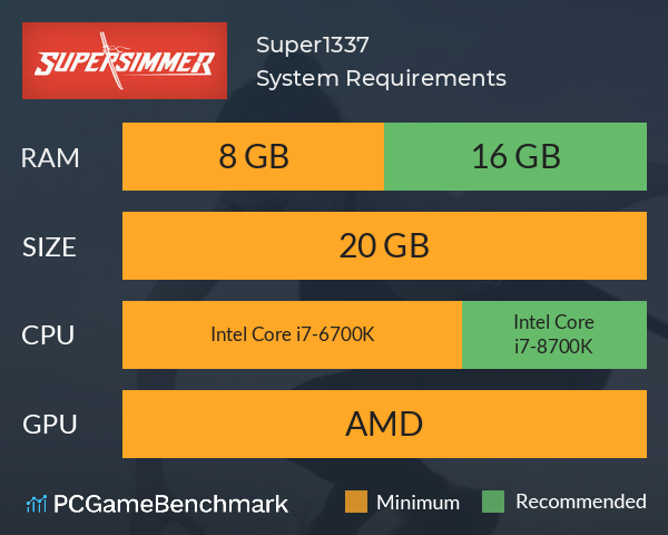 Super1337 System Requirements PC Graph - Can I Run Super1337