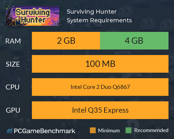 Surviving Hunter System Requirements PC Graph - Can I Run Surviving Hunter