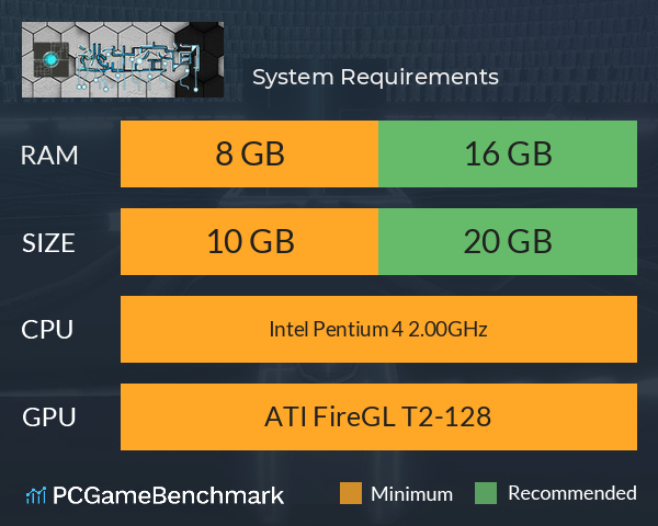 逃出空间 System Requirements PC Graph - Can I Run 逃出空间