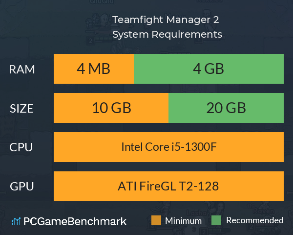 Teamfight Manager 2 System Requirements PC Graph - Can I Run Teamfight Manager 2